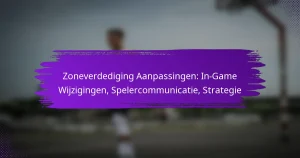 Zoneverdediging Aanpassingen: In-Game Wijzigingen, Spelercommunicatie, Strategie