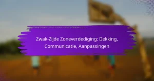 Zwak-Zijde Zoneverdediging: Dekking, Communicatie, Aanpassingen